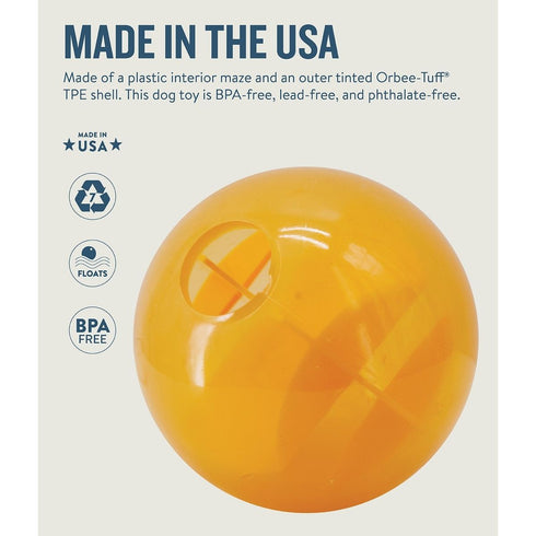 Planet Dog Orbee Mazee Orange Interactive Dog Toy - Poudre Pet & Feed Supply 2